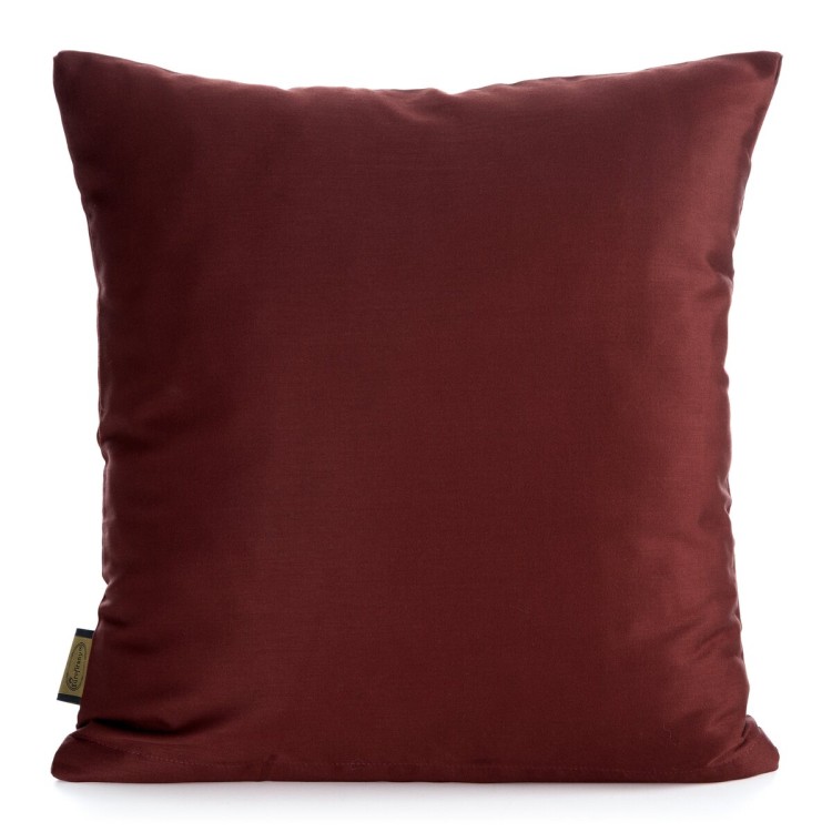 Poszewka Satynowa 40x40 100% Bawełna Nova Burgundowa Eurofirany