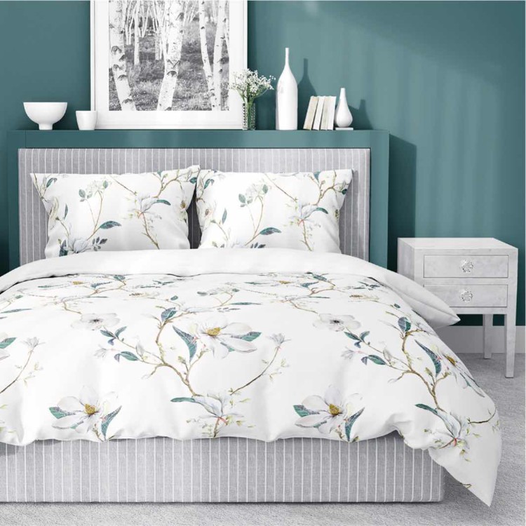 Pościel 220x200 + 2 Poszewki Satyna 100% Bawełna 4070B Detexpol