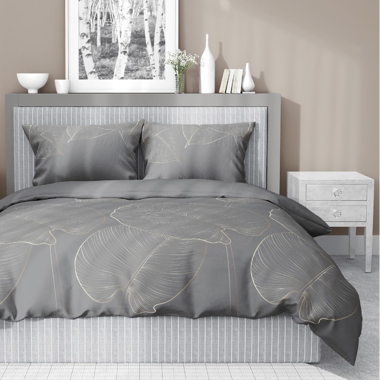 Pościel 220x200 + 2 Poszewki Satyna 100% Bawełna 4678C Detexpol