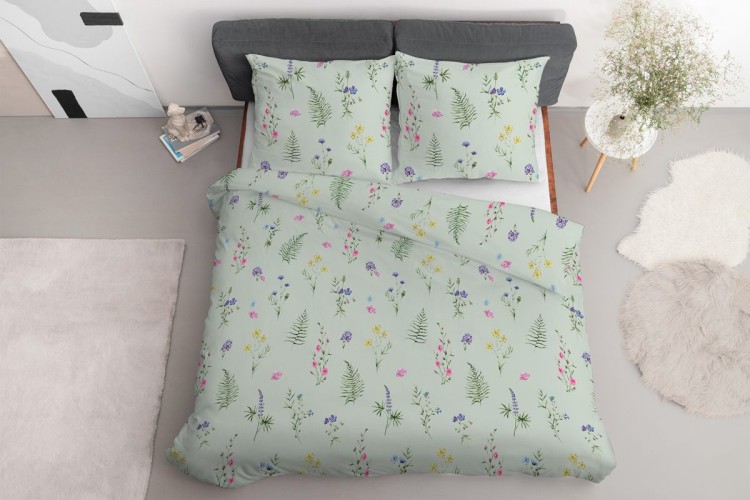 Pościel 220x200 + 2 Poszewki Satyna 100% Bawełna 5807A Detexpol