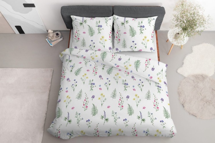 Pościel 220x200 + 2 Poszewki Satyna 100% Bawełna 5807B Detexpol