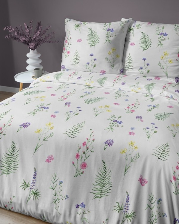 Pościel 220x200 + 2 Poszewki Satyna 100% Bawełna 5807B Detexpol