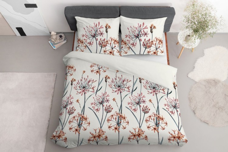 Pościel 220x200 + 2 Poszewki Satyna 100% Bawełna 5809B Detexpol