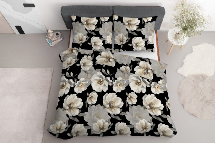 Pościel 220x200 + 2 Poszewki Satyna 100% Bawełna 5840A Detexpol