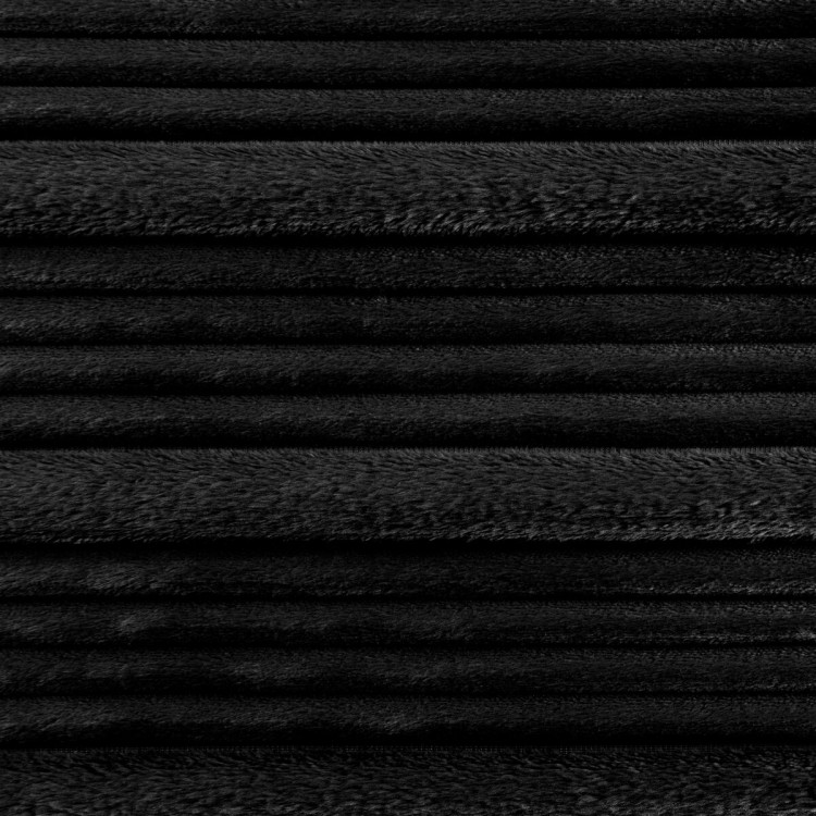 Koc Polarowy 220x200cm Nina Czarny  Eurofirany