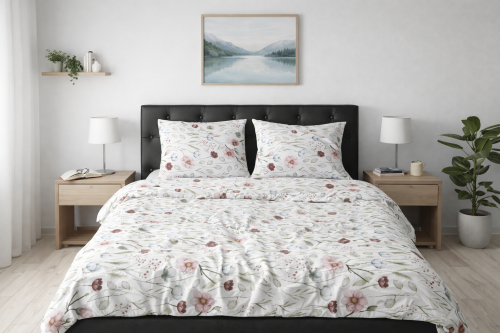 Pościel 200x200cm + 2 Poszewki 100% Bawełna P1995 Fabryka-Pościeli