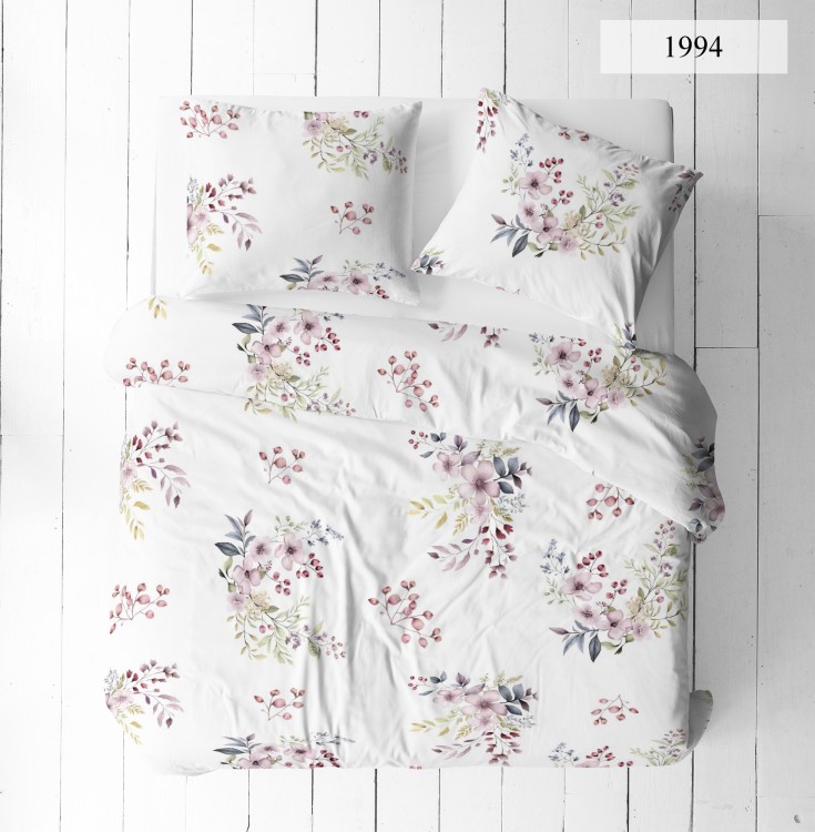 Pościel 200x200cm + 2 Poszewki 100% Bawełna P1994 Fabryka-Pościeli