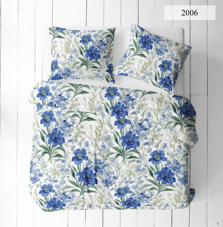 Pościel 200x200cm + 2 Poszewki 100% Bawełna P2006 Famitex