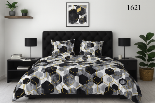 Pościel 180x200 + 2 Poszewki 100% Bawełna P1621 Famitex