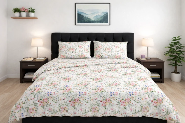 Pościel 220x200 + 2 Poszewki 100% Bawełna P1063 Famitex