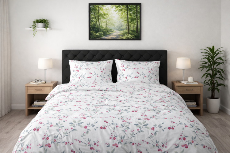 Pościel 220x200cm + 2 Poszewki 100% Bawełna P2005 Famitex