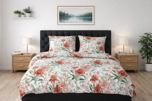 Pościel 200x200cm + 2 Poszewki 100% Bawełna P2007 Fabryka-Pościeli