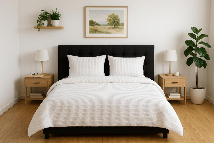 Polska Pościel z Kory 160x200cm 100% Bawełna BIAŁA Fabryka Pościeli