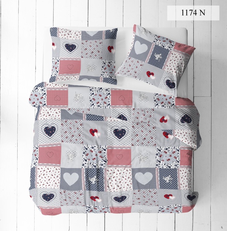 Polska Pościel z Kory 160x200cm 100% Bawełna FK1174 Fabryka Pościeli
