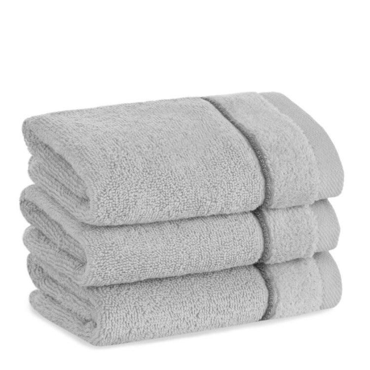 Ręcznik 30x50cm 500g 100% Bawełna Sibel Srebrny Eurofirany