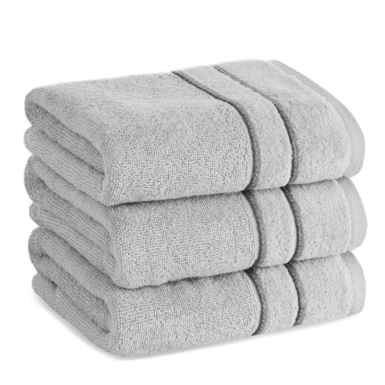 Ręcznik 50x90cm 500g 100% Bawełna Sibel Srebrny Eurofirany