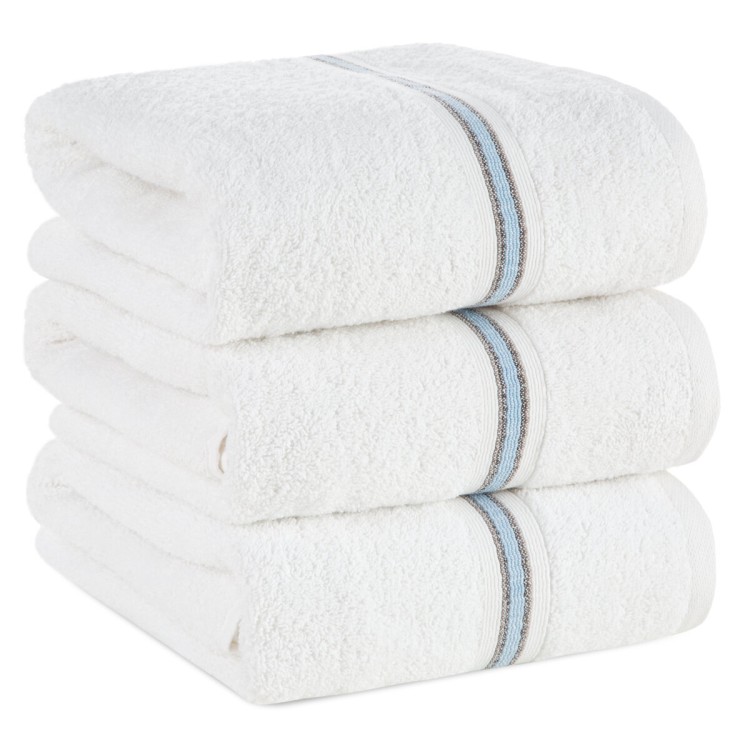 Ręcznik 50x90cm 500g 100% Bawełna Tris Biały Eurofirany