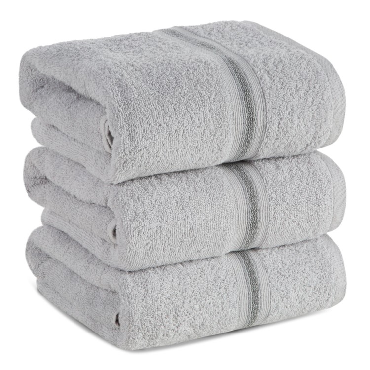 Ręcznik 70x140cm 500g 100% Bawełna Tris Srebrny Eurofirany