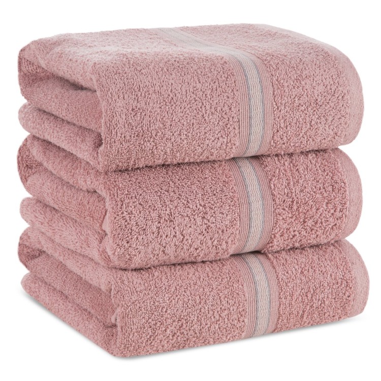 Ręcznik 70x140cm 500g 100% Bawełna Tris Pudrowy Róż Eurofirany