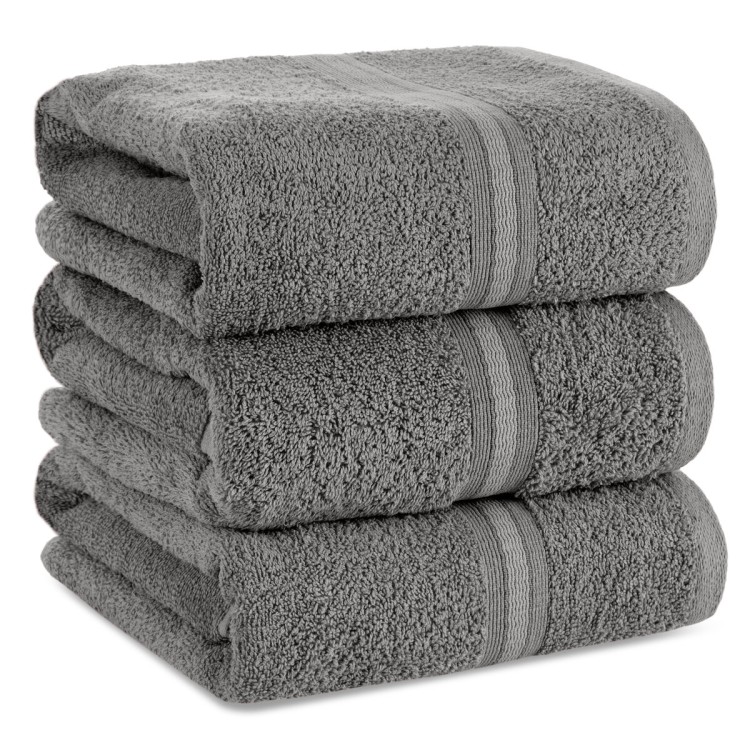 Ręcznik 70x140cm 500g 100% Bawełna Tris Stalowy Eurofirany