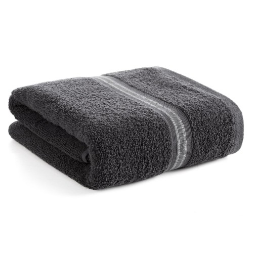 Ręcznik 70x140cm 500g 100% Bawełna Tris Czarny Eurofirany