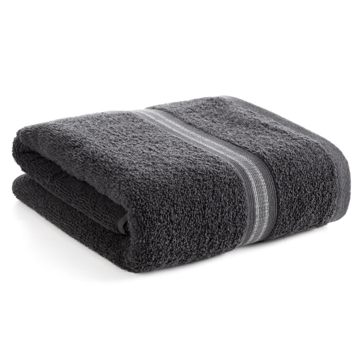 Ręcznik 70x140cm 500g 100% Bawełna Tris Czarny Eurofirany