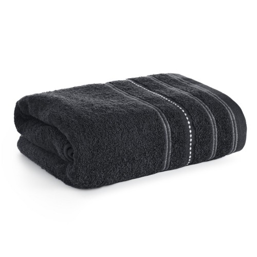 Ręcznik 50x90cm 500g 100% Bawełna Vento Czarny Eurofirany