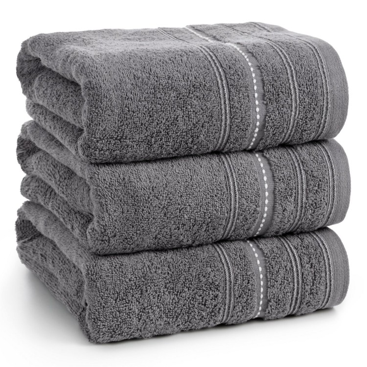 Ręcznik 70x140cm 500g 100% Bawełna Vento Stalowy Eurofirany