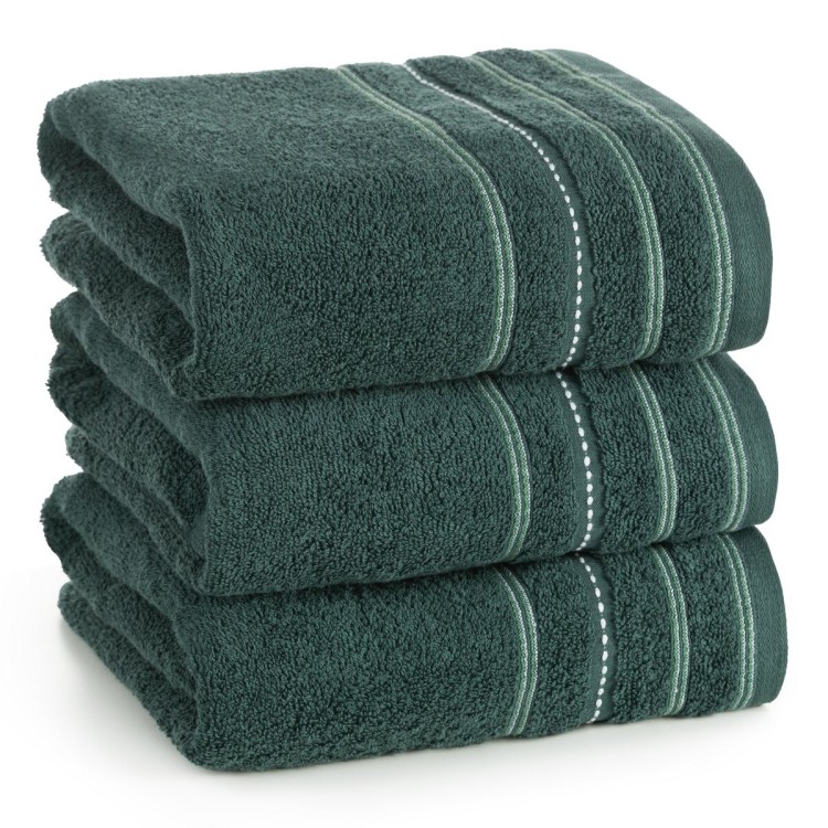 Ręcznik 70x140cm 500g 100% Bawełna Vento Ciemny Zielony Eurofirany