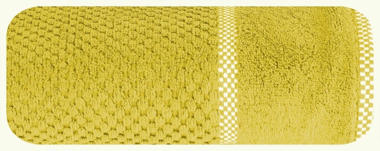 Ręcznik 50x90 540g 100% Bawełna Caleb Musztardowy Eurofirany