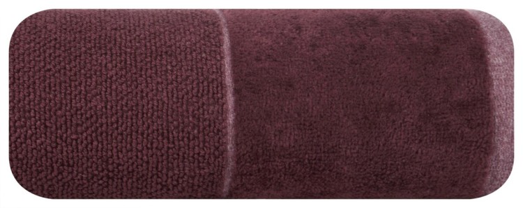 Ręcznik 70x140 500g 100% Bawełna Margo Bordowy Eurofirany