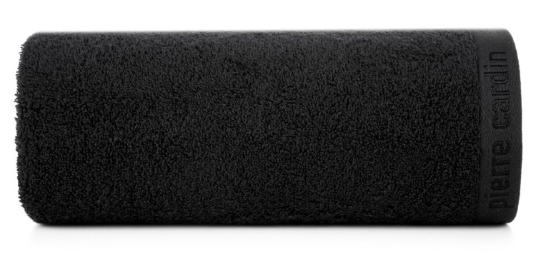 Komplet Trzech Ręczników 100% Bawełna 430g PIERRE CARDIN EVI Czarny Eurofirany