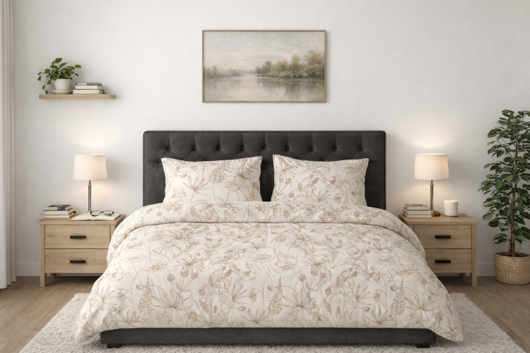 Pościel 140x200 + 2 Poszewki 100% Bawełna P1996 Famitex