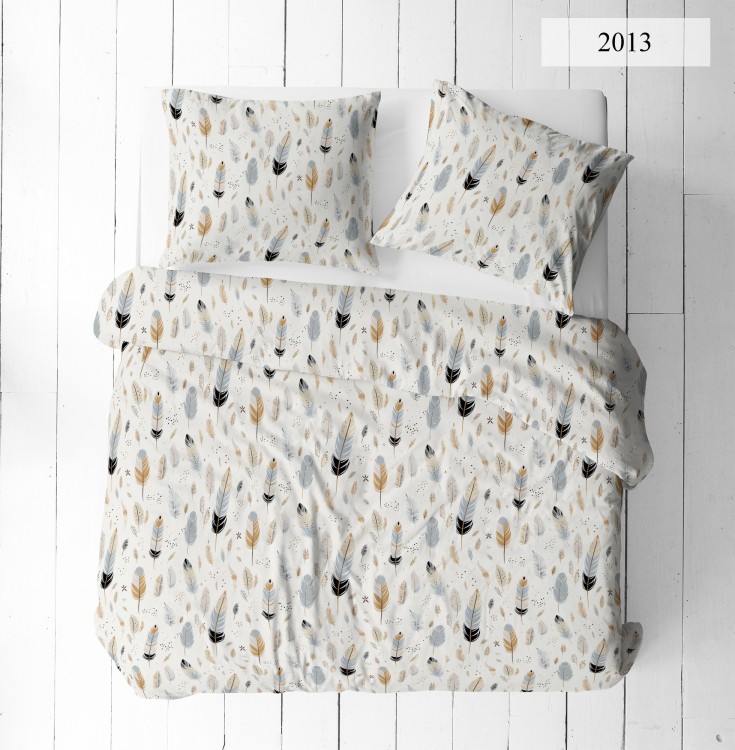 Pościel 140x200 + 2 Poszewki 100% Bawełna P2013 Famitex