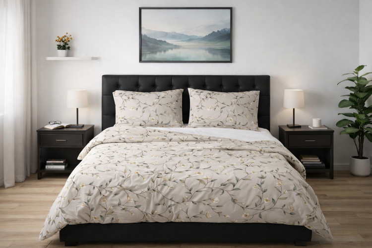 Pościel 140x200 + 2 Poszewki 100% Bawełna P2054 Fabryka Pościeli