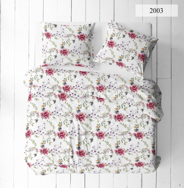 Pościel 160x200 + 2 Poszewki 100% Bawełna P2003 Fabryka Pościeli