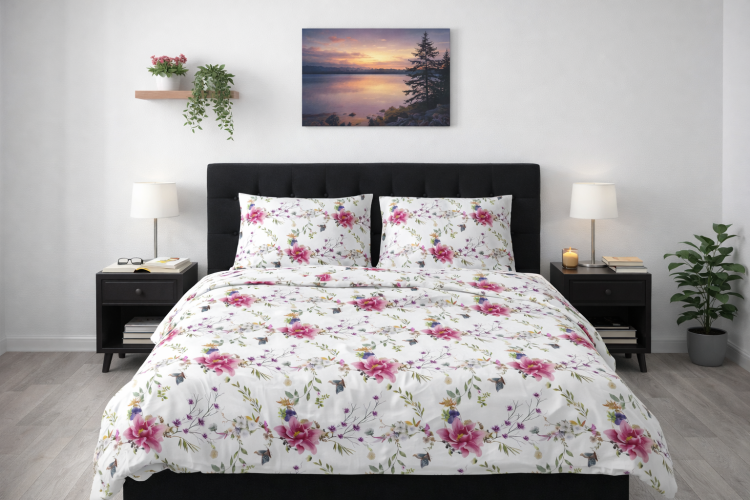 Pościel 160x200 + 2 Poszewki 100% Bawełna P2003 Fabryka Pościeli