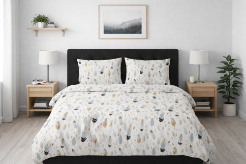 Pościel 160x200 + 2 Poszewki 100% Bawełna P2013 Famitex