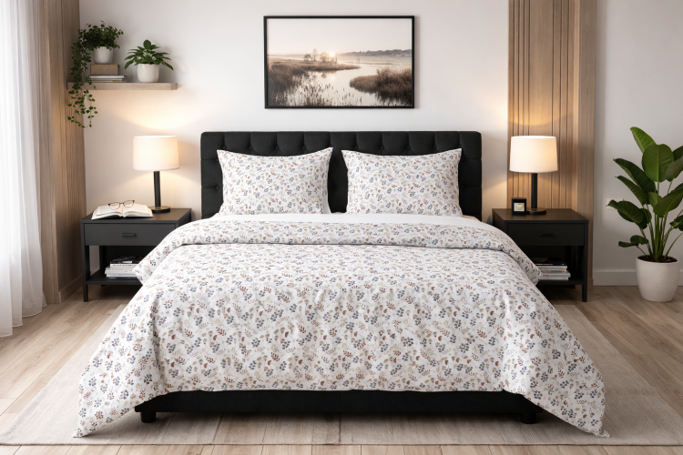 Pościel 160x200 + 2 Poszewki 100% Bawełna P614 Famitex