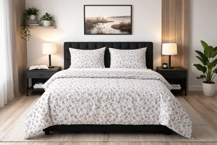 Pościel 160x200 + 2 Poszewki 100% Bawełna P614 Harmony Collection Famitex