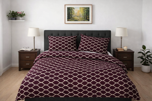 Pościel 160x200 + 2 Poszewki 100% Bawełna P2033 Fabryka Pościeli