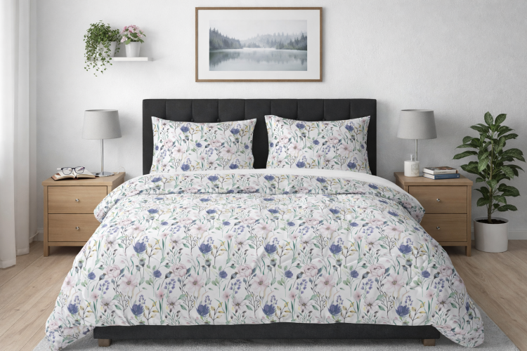Pościel 160x200 + 2 Poszewki 100% Bawełna P2032 Famitex
