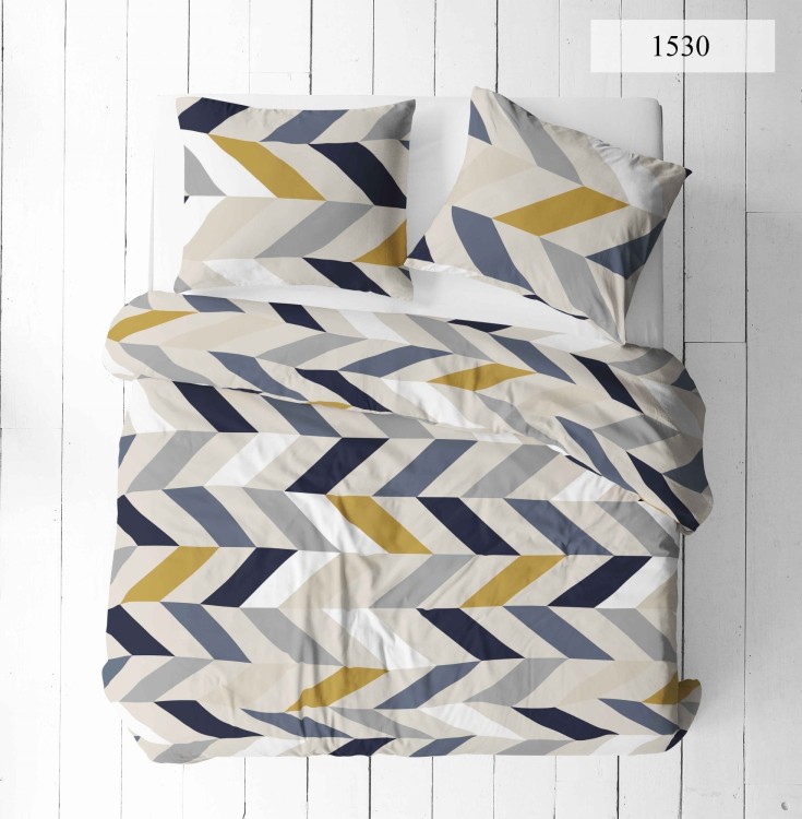 Pościel 150x200 + 2 Poszewki 50x60 100% Bawełna P1530 Famitex