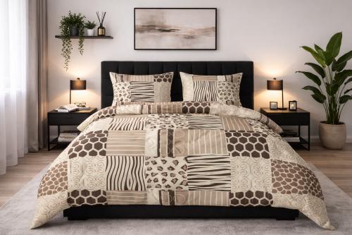 Pościel 150x200 + 2 Poszewki 50x60 100% Bawełna P2001 Famitex