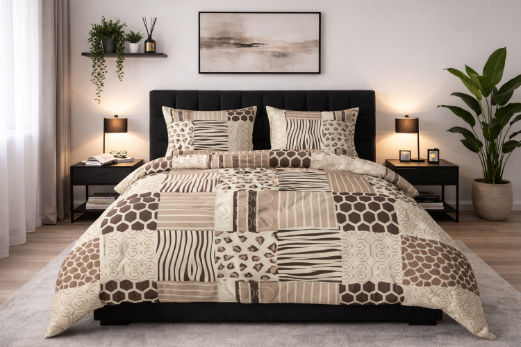 Pościel 150x200 + 2 Poszewki 50x60 100% Bawełna P2001 Famitex