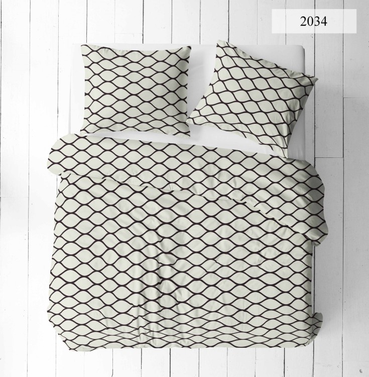 Pościel 150x200 + 2 Poszewki 50x60 100% Bawełna P2034 Famitex