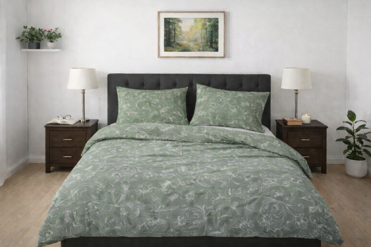 Pościel 150x200 + 2 Poszewki 50x60 100% Bawełna P2039 Famitex