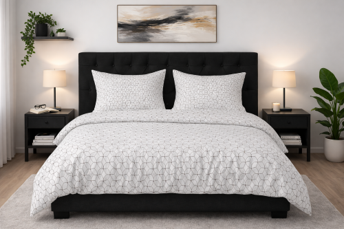 Pościel 150x200 + 2 Poszewki 50x60 100% Bawełna P2041 Fabryka Pościeli