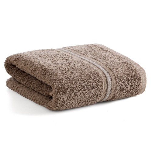 Ręcznik 50x90cm 500g 100% Bawełna Tris Ciemny Beżowy Eurofirany