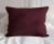 Pościel 180x200 + 2 Poszewki Satyna 100% Bawełna Pure z Bizą Burgundowa Detexpol